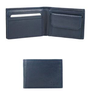 Venice Leather Mario-Men’s handmade genuine leather wallet w/coin pocket New